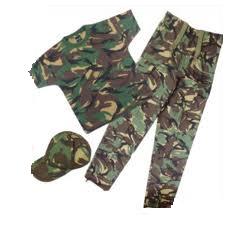 Kids Army Outfit, camosuit ,Tee Shirt -trousers and cap.