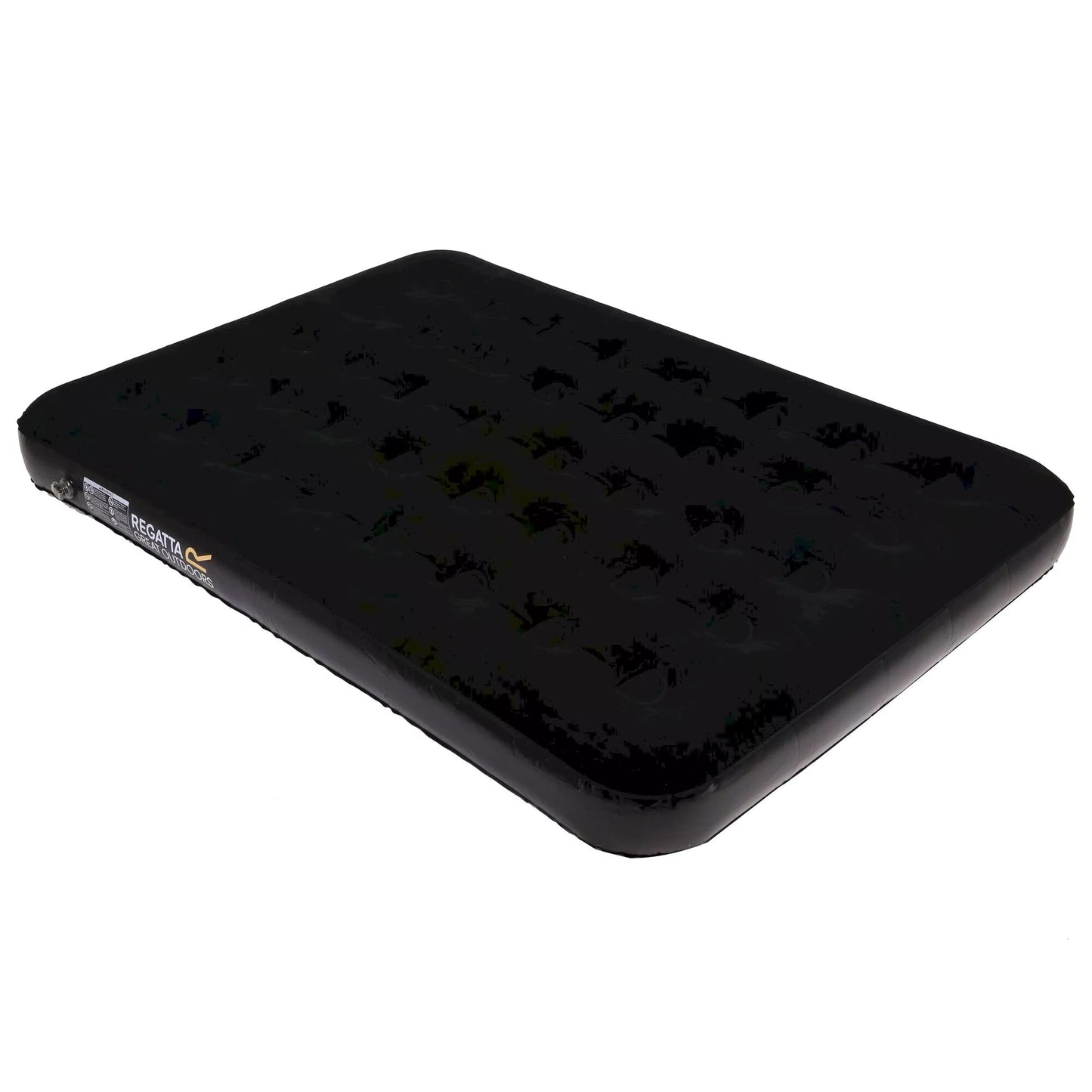 Regatta Flock Finish Double Airbed Black