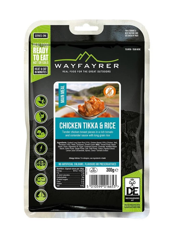Selection of Wayfayrer Ration Pack food, mre, meals for cadets, youth expeditions and the Military,Duke of Edinburgh awards