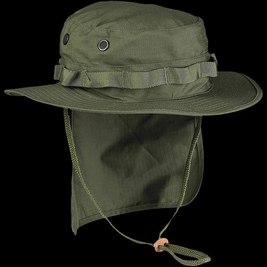 Boonie Hat - US Style Jungle Hat - Olive Green