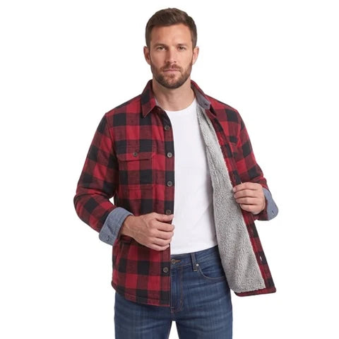 Men's Tibetan Fleece lined Shirt