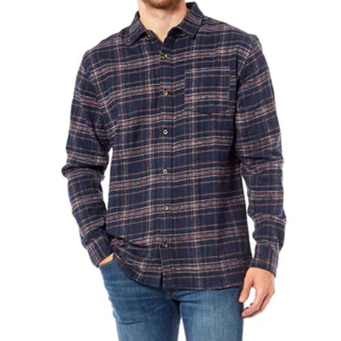 Warm Brushed Flannel Check Shirts