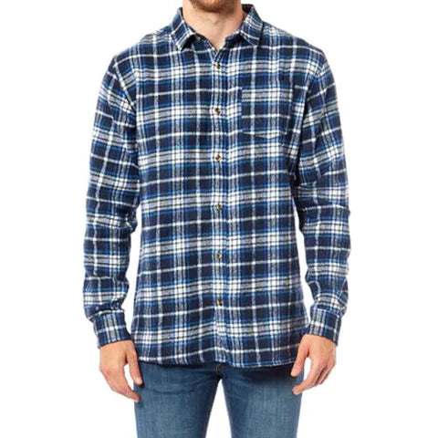 Warm Brushed Flannel Check Shirts