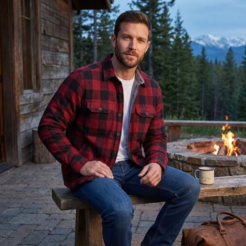 Men's  Fleece lined Shirt