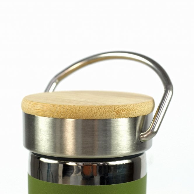 Vacuum Bamboo Top Insulated Bottle