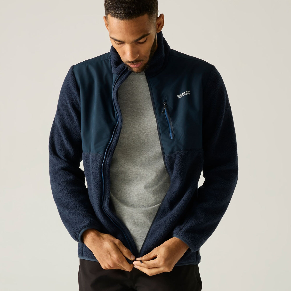 Men's  Regatta Morran Water Resistant Full Zip Fleece