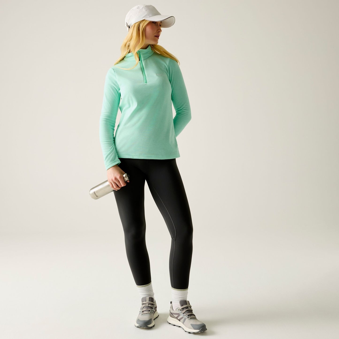 Womens Regatta Sweethart Marl 1/2 zip fleece