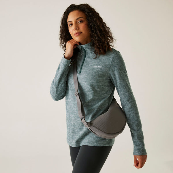 Womens Regatta Sweethart Marl 1/2 zip fleece