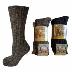 Men 3 Pack  Wool, Blend Chunky Socks