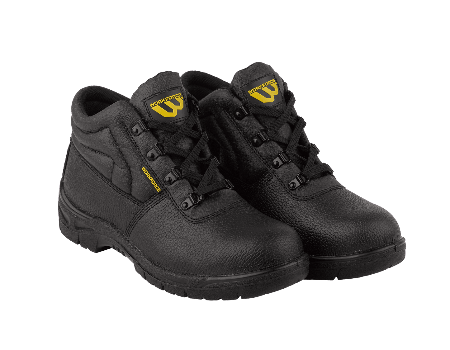 Leather Safety Boots with Steel Midsole