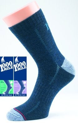1000 Mile All Terrain Ladies or Gents Walking Socks only £13.99