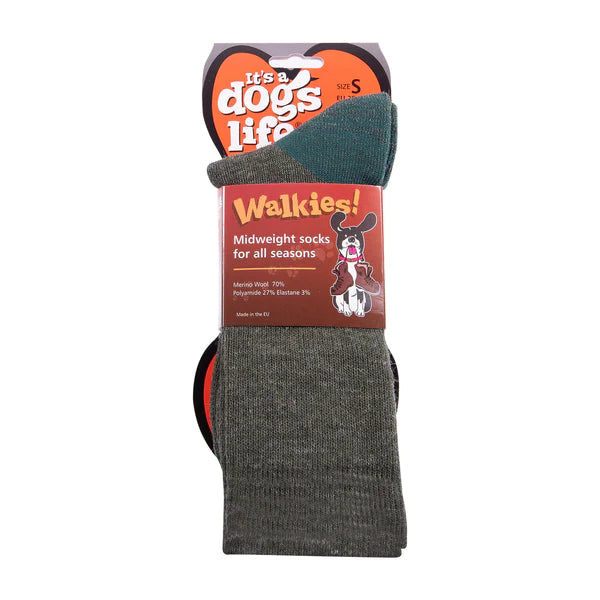 It's A Dog's Life Merino Wool Walking Socks