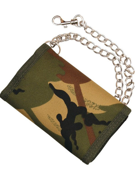 Army camouflage military wallet BTP, olive