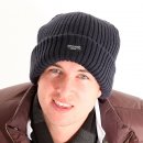 Chunky Thinsulate Ski-Beanie Warm Knitted Hats – navy