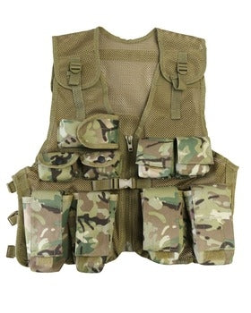 Kids DPM Camouflage Assault Style Vest