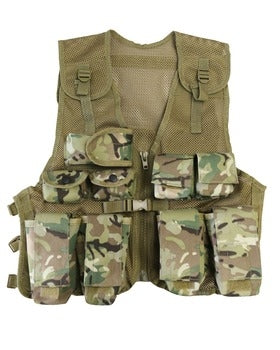 Kids DPM Camouflage Assault  Style Vest