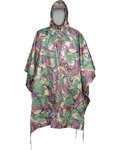 Waterproof Military style Camoflage and plain Ponchos