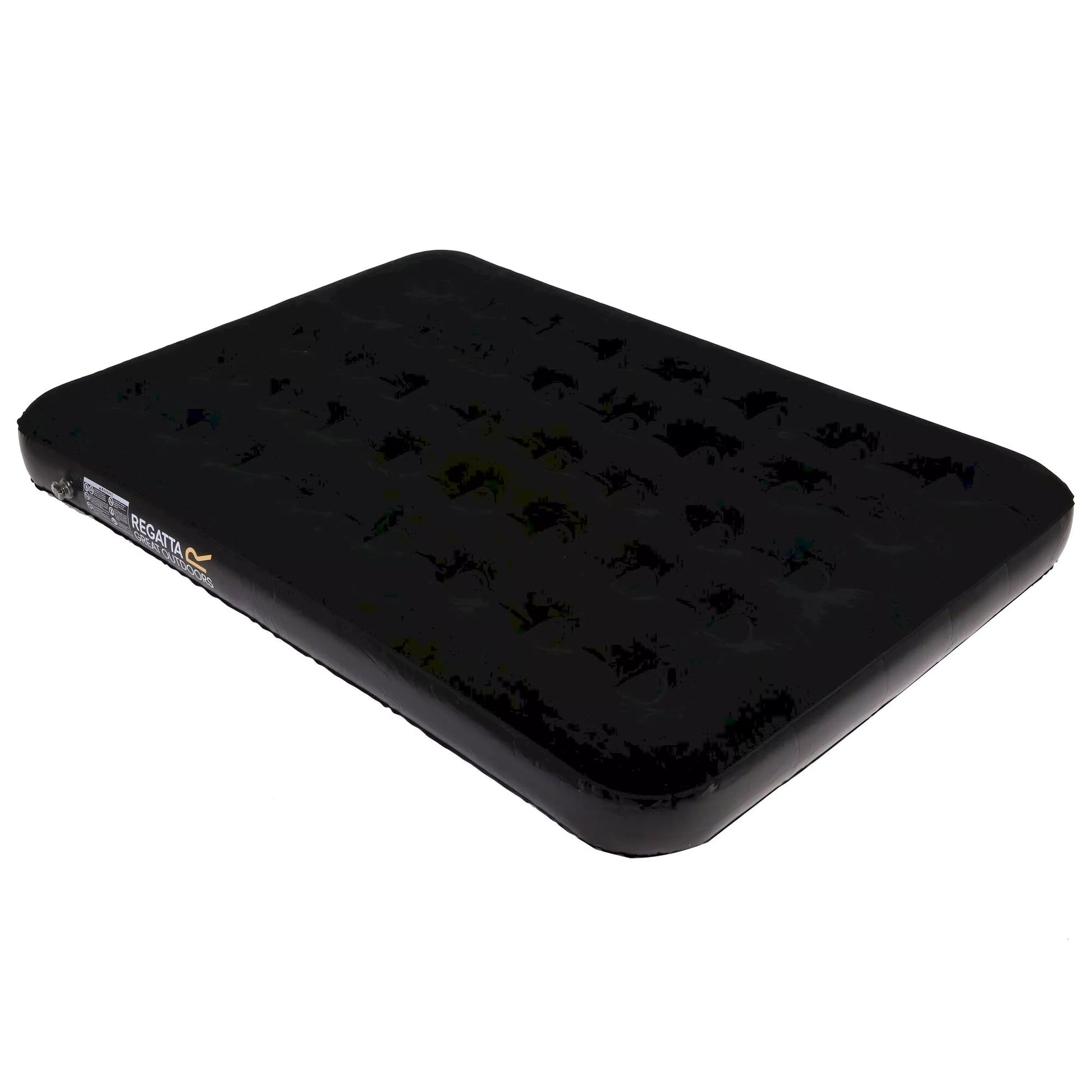 Regatta Flock Finish Double Airbed Black