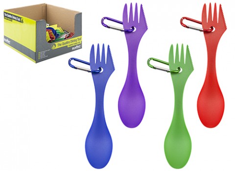 Summit Quattro Sporks  Space Saving Cutlery Set 4 Colours